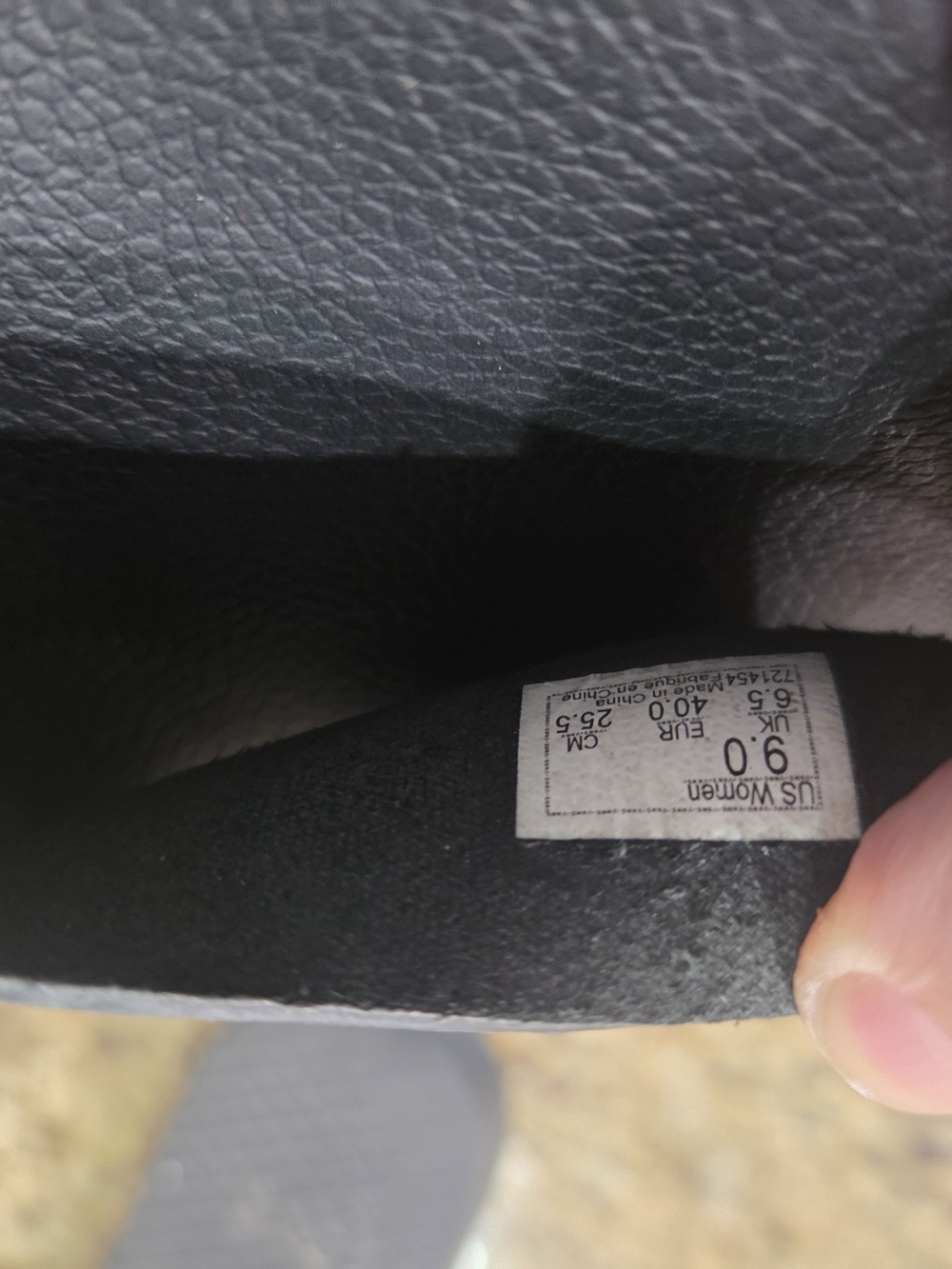 Vans Black Slide Sandals - Picture 5 of 5